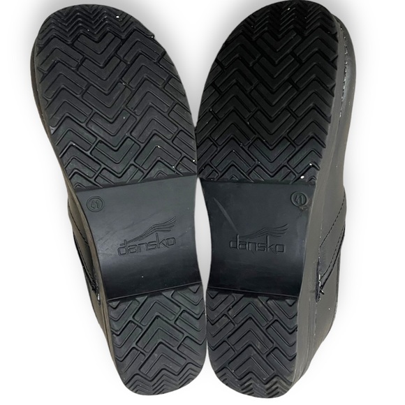 Dansko Black Leather Clogs - Picture 3 of 6